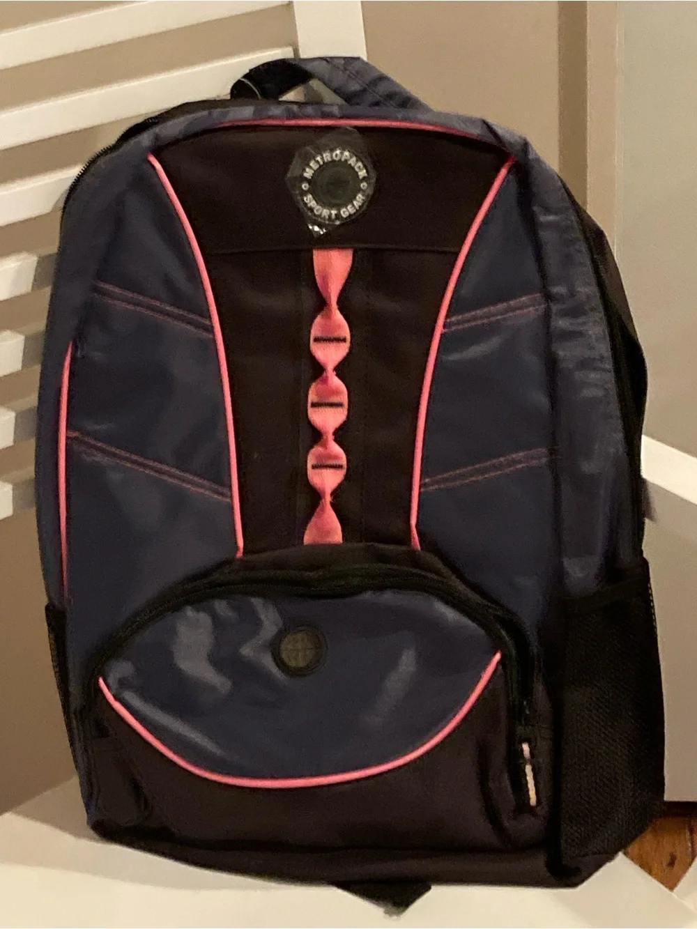 Backpack with Neon Pink Highlights